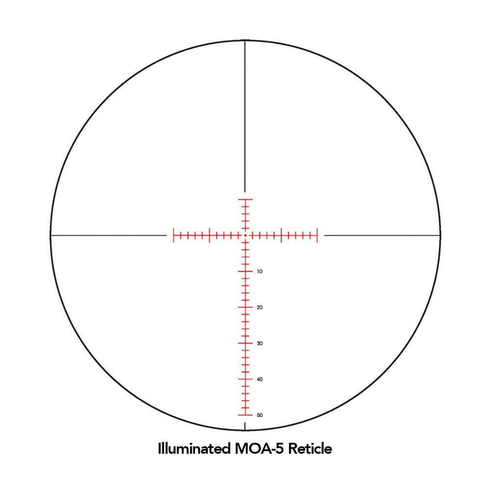 Sightron S-TAC 3-16x42mm Zero Stop Riflescope with MOA-5 Reticle (Black)