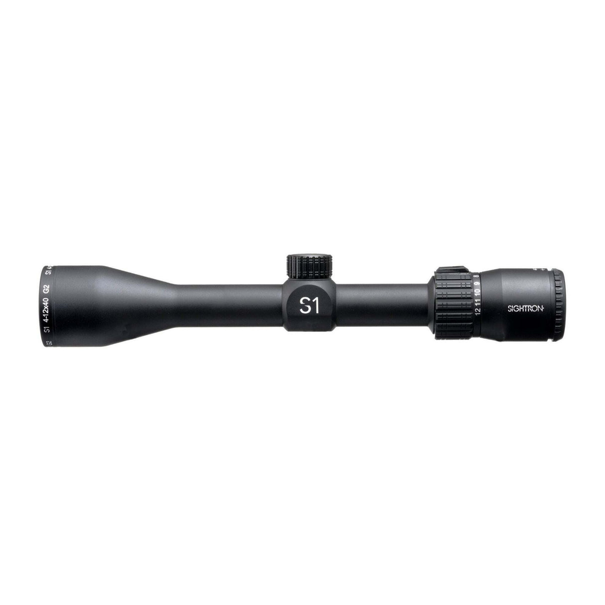 Sightron S1 4-12x40 G2 Waterproof Fogproof Aluminum Made Riflescope (Black)