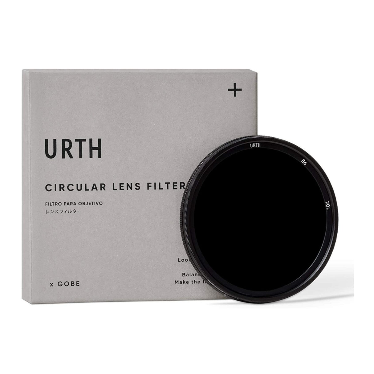 Urth 86mm ND64-1000 (6-10 Stop) Variable Circular Lens Filter with 20 Layers of Nano-Coating Plus+