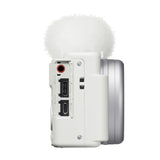 Sony ZV-1 II Vlog Camera for Content Creators and Vloggers (White)