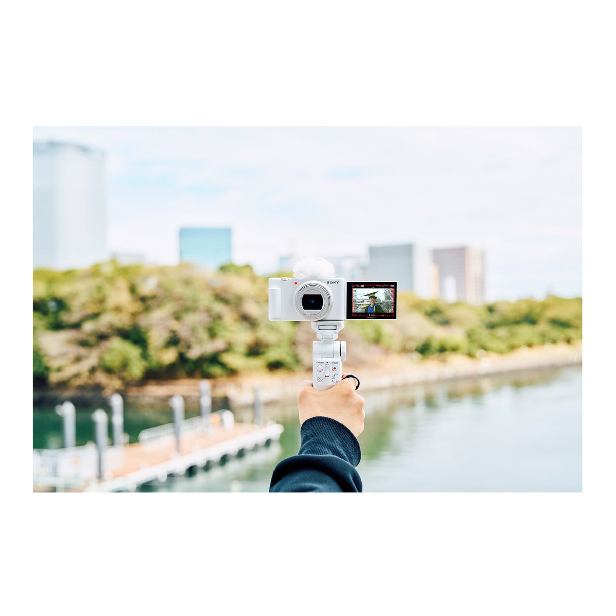 Sony ZV-1 II Vlog Camera for Content Creators and Vloggers (White)