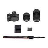 Canon EOS R100 Mirrorless Camera with 18-45mm and 55-210mm Lenses (Open Box)