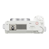 Sony Alpha ZV-E1 Full-frame Mirrorless Vlog Camera with 28-60mm Lens (ILCZV-E1/B, White) Bundle