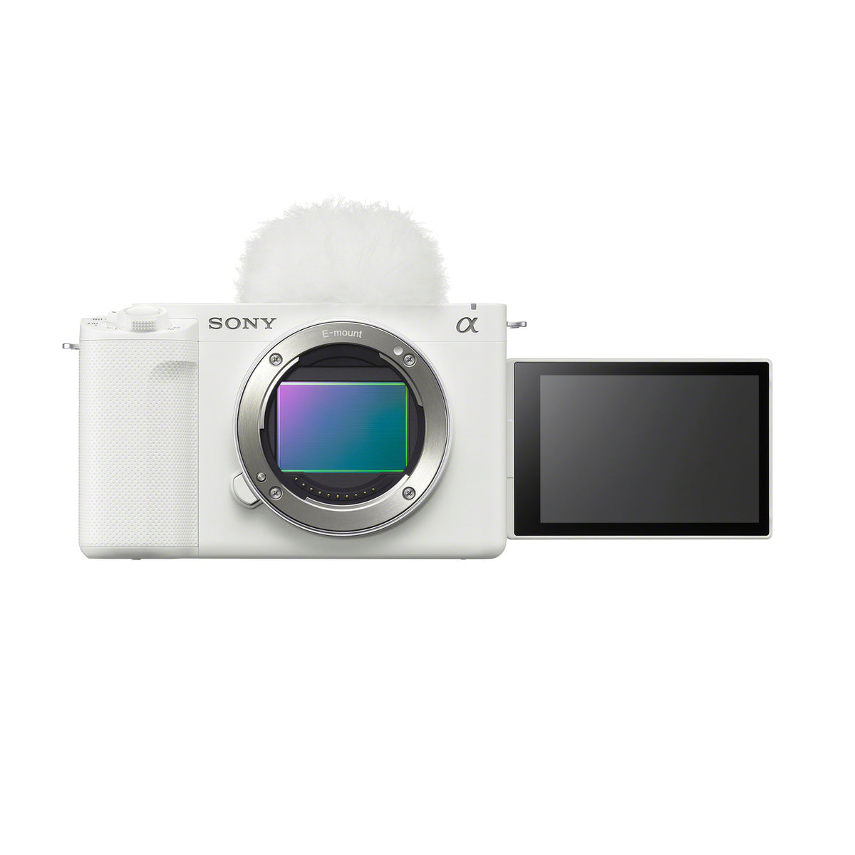 Sony Alpha ZV-E1 Mirrorless Camera (28-60, 50mm Lenses, Accessory Kit, & Shotgun Mic Kit -White)