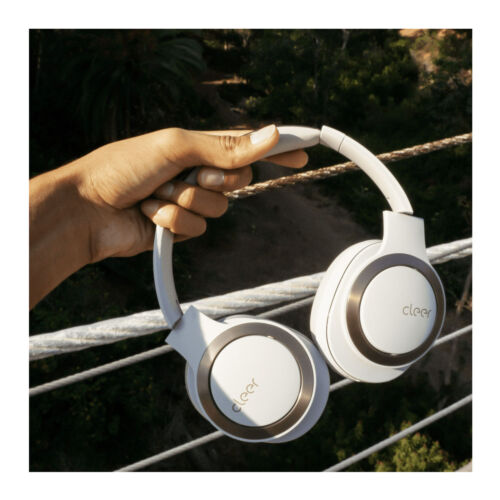 Cleer Enduro ANC Noise Canceling 2-Mic Wireless Headphones with Ambient Awareness Mode (Sand)