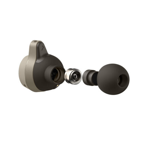 Cleer Audio Roam Noise Cancelling Wireless Earbuds with Touch Controls and Equalizer (Sand)