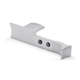 Leica Q3 Aluminum, Silver Anodized Finish Thumb Support with Hotshoe Cover and Soft Release Button