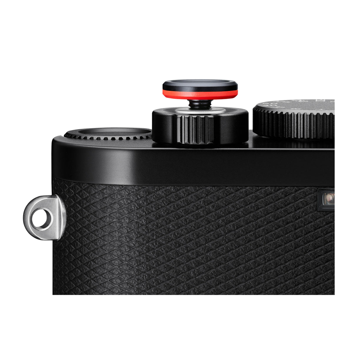 Leica Aluminum, Black Anodized Finish Soft Release Button with Thumb Support