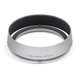 Leica Retro Look Round Aluminum Made Leica Q3 Suitable Lens Hood (Silver)