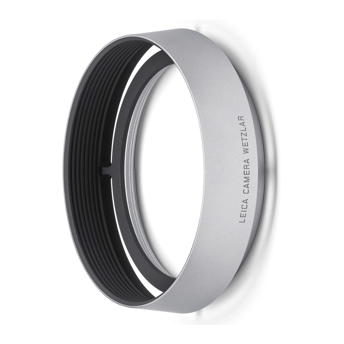 Leica Retro Look Round Aluminum Made Leica Q3 Suitable Lens Hood (Silver)