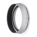 Leica Retro Look Round Aluminum Made Leica Q3 Suitable Lens Hood (Silver)