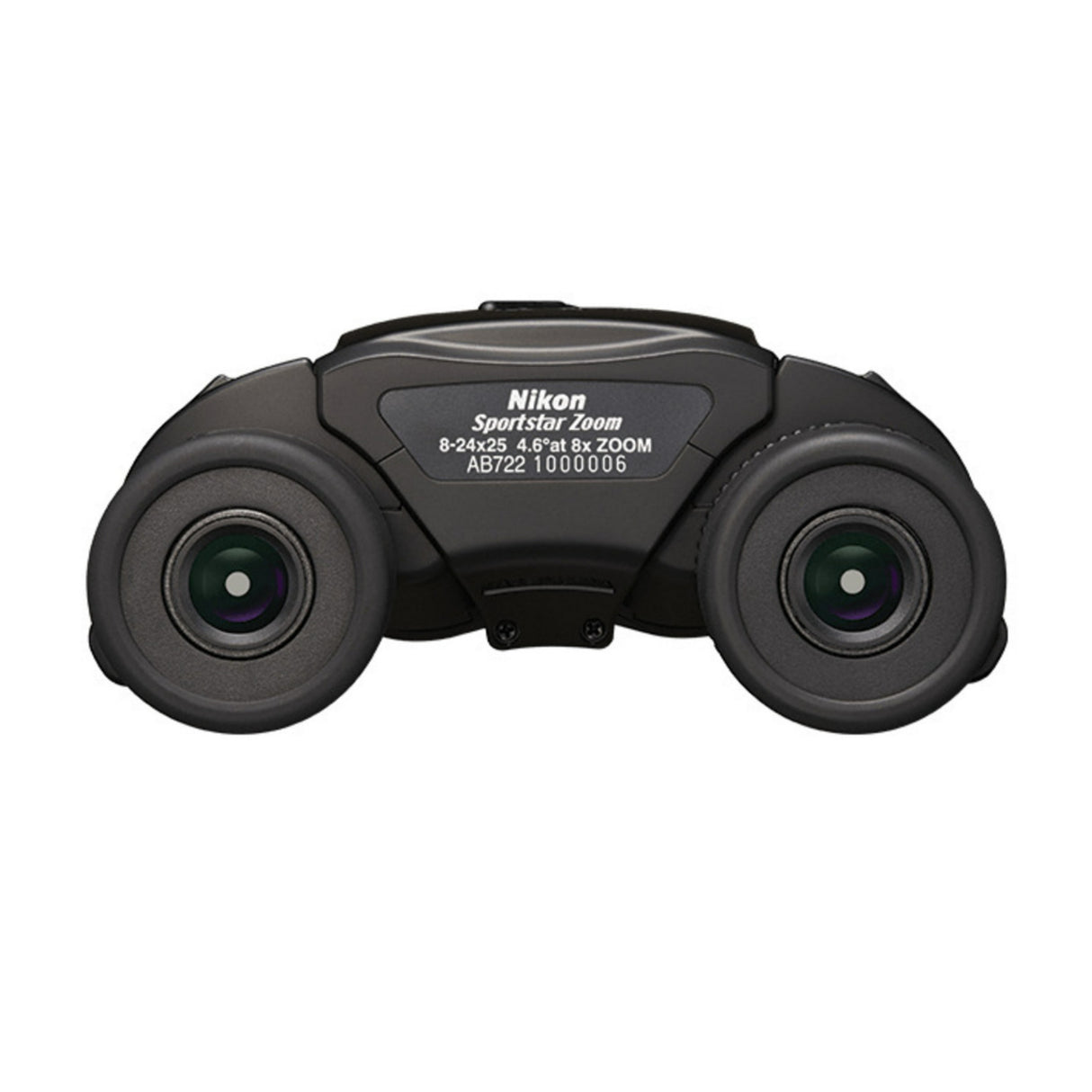 Nikon 8-24x25 Sportstar Centrally-Located Zoom Control Lever Rugged and Compact Binoculars (Black)