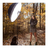 Westcott Diffusion Fabric for 43-Inch Deep Parabolic Umbrella with Adjustable Drawstring Entry Point