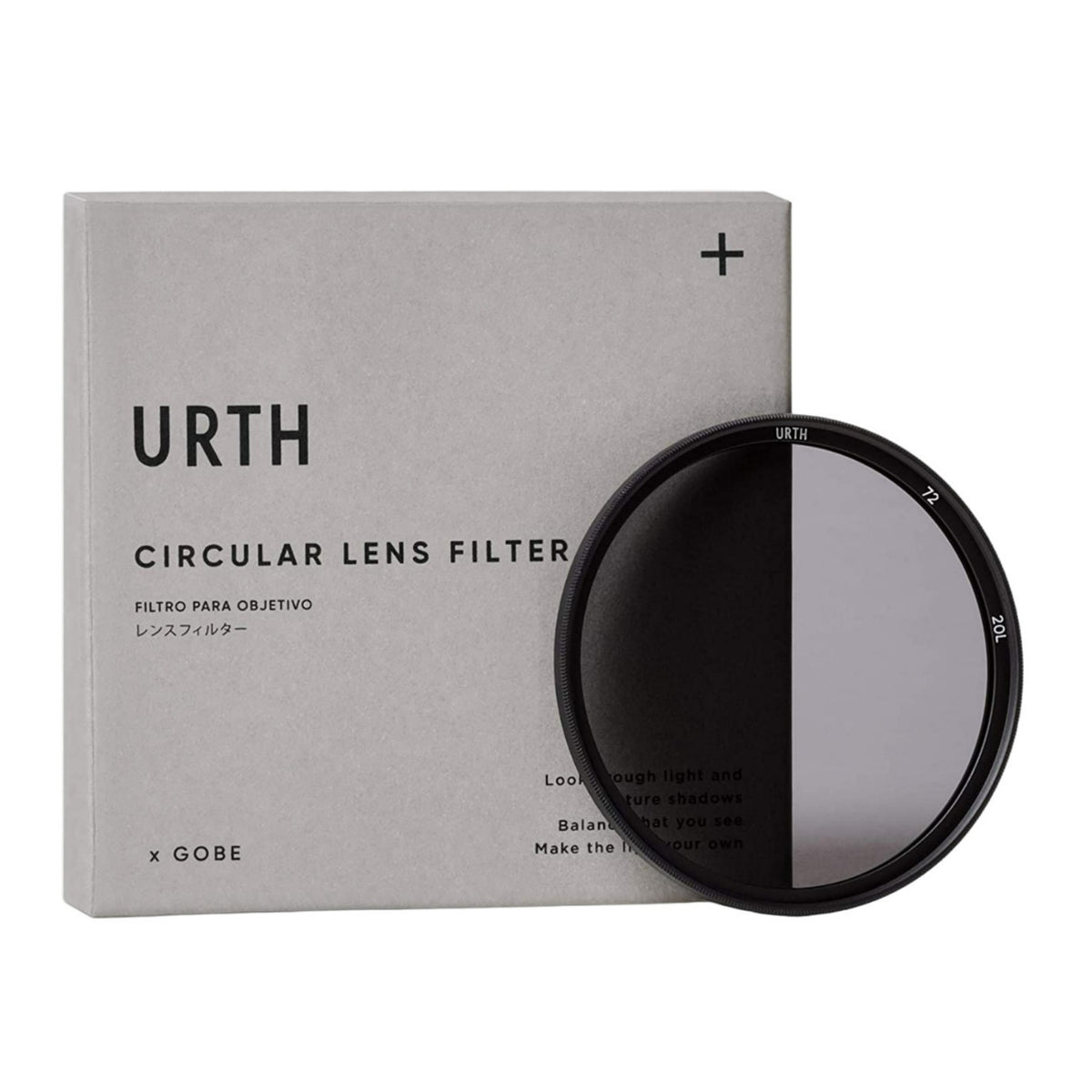Urth 77mm ND4 2 Stop Double-Threaded Nano-Coating Circular Lens Filter Plus with Ultra-Slim Rim