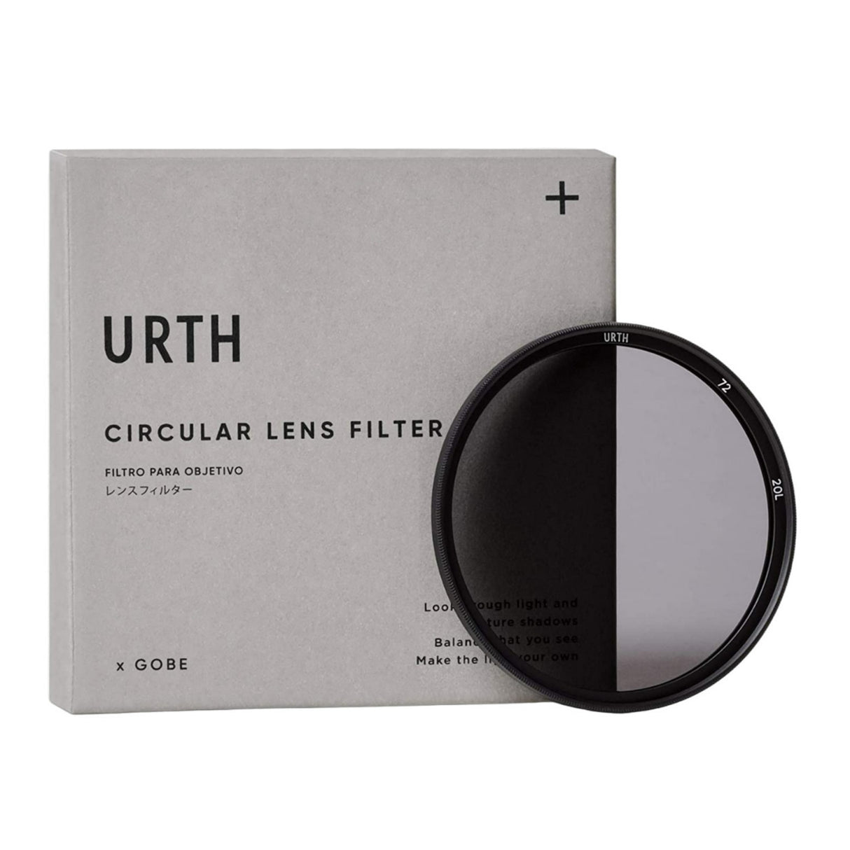 Urth 77mm ND4 2 Stop Double-Threaded Nano-Coating Circular Lens Filter Plus with Ultra-Slim Rim