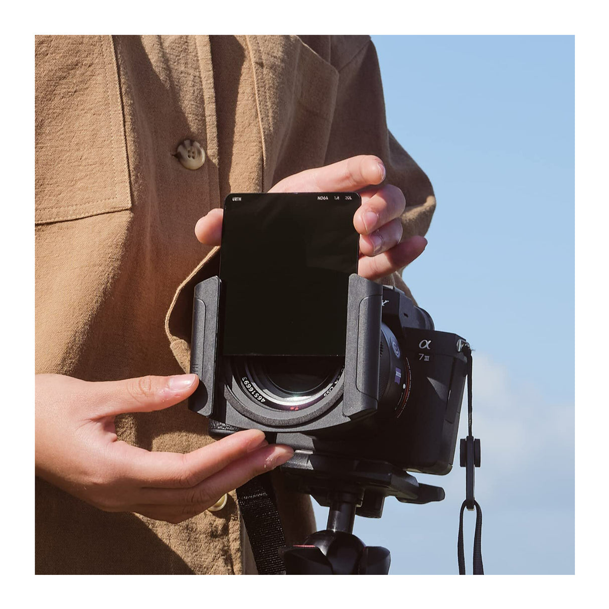 Urth Professional Nano-Coating 100 x 100mm ND8 3 Stop Standard Fit Square Lens Filter Plus