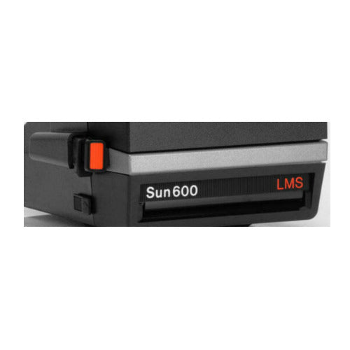 Polaroid 600 Sun600 LMS Built-in Flash Instant Film Camera with Strap (Silver and Black)