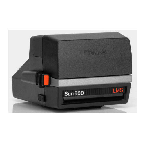 Polaroid 600 Sun600 LMS Built-in Flash Instant Film Camera with Strap (Silver and Black)