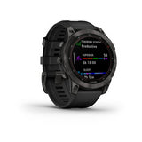 Garmin Fenix 7 Sapphire Solar Smartwatch (Carbon Gray DLC Titanium w/ Black Band)
