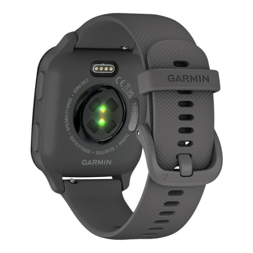 Garmin Venu Sq 2 Smartwatch (Slate Aluminum Bezel with Shadow Gray Case and Silicone Band)