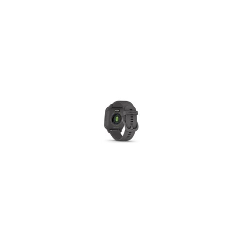 Garmin Venu Sq 2 Smartwatch (Slate) Bundle with Charger Stand Port Protector Plugs (x9)