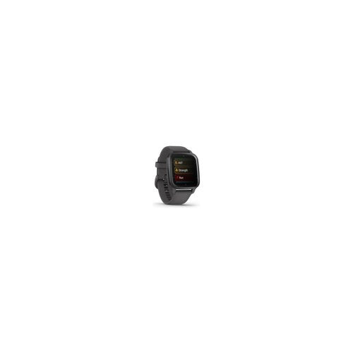 Garmin Venu Sq 2 Smartwatch (Slate) Bundle with Charger Stand Port Protector Plugs (x9)