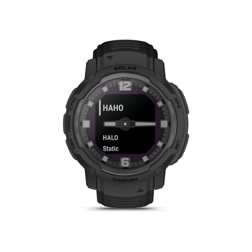 Garmin Instinct® Crossover Solar Tactical Edition Hybrid Smartwatch (Black)