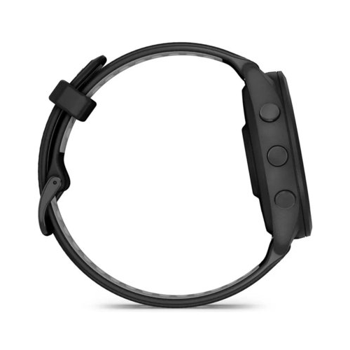 Garmin Forerunner 265 Black Bezel and Case Smartwatch with Silicone Straps (Black/Powder Gray)