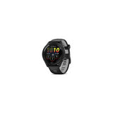 Garmin Forerunner 265 Black Bezel and Case Smartwatch with Silicone Straps (Black/Powder Gray)