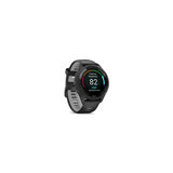 Garmin Forerunner 265 Black Bezel and Case Smartwatch with Silicone Straps (Black/Powder Gray)