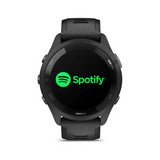 Garmin Forerunner 265 Black Bezel and Case Smartwatch with Silicone Straps (Black/Powder Gray)