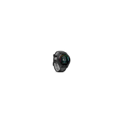 Garmin Forerunner 265 Black Bezel and Case Smartwatch with Silicone Straps (Black/Powder Gray)