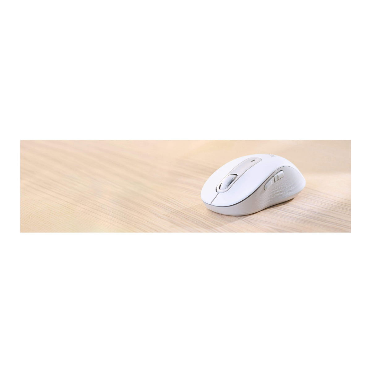 Logitech Signature M650 Wireless Mouse with Smartwheel Scrolling and Quiet Clicks (Off-White)
