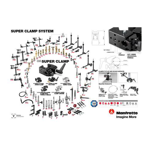 Manfrotto 035 Super Clamp with Standard Stud