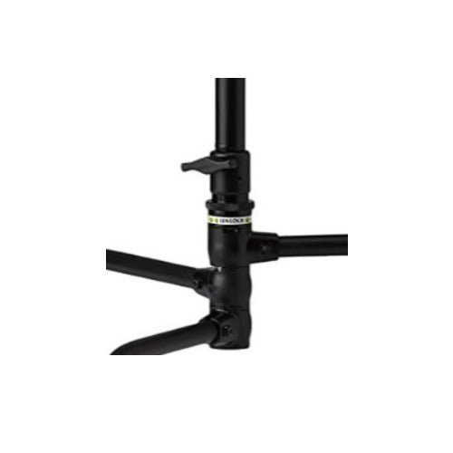 Kupo 40-Inch C Stand Zinc Alloy Casting Turtle Base With Spring Ring Locking System (Black)