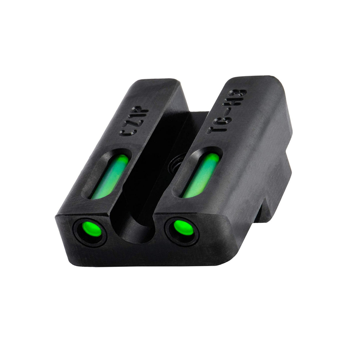 TruGlo TFX Pro Tritium and Fiber Optic Xtreme 1x Magnification Alloy Steel Handgun Sights (Black)