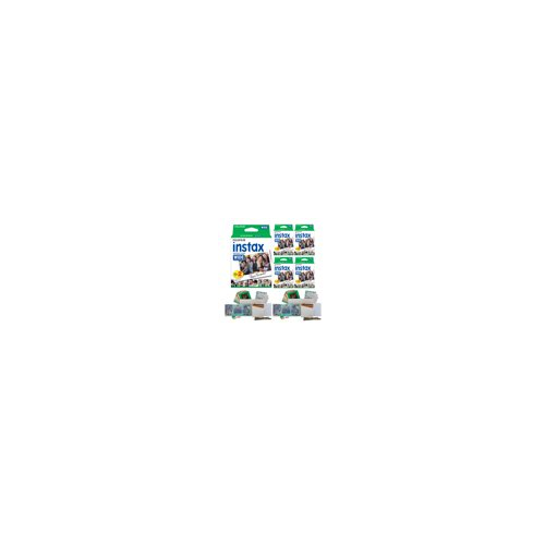 Fujifilm instax Wide Instant Film Pack (100 Exposures) Bundle with PhotoBox and Acrylic Frames