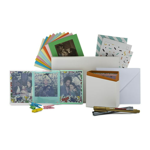 Fujifilm instax Wide Instant Film Pack (100 Exposures) Bundle with PhotoBox and Acrylic Frames