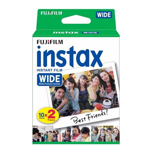 Fujifilm instax Wide Instant Film Pack (100 Exposures) Bundle with PhotoBox and Acrylic Frames