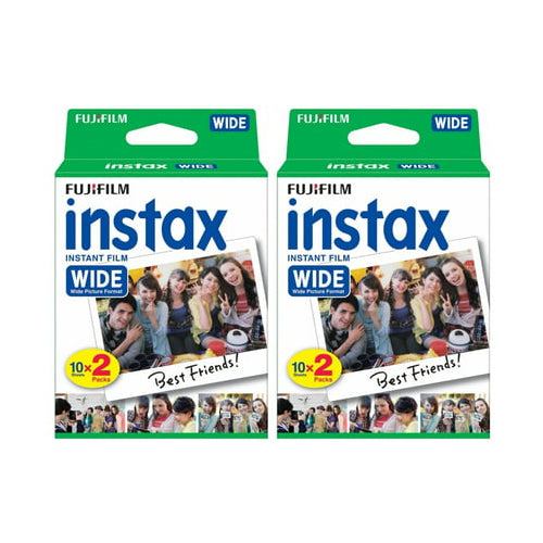 Fujifilm Instax Wide Film for Fuji Instax Wide Camera and Printer (2-Pack)