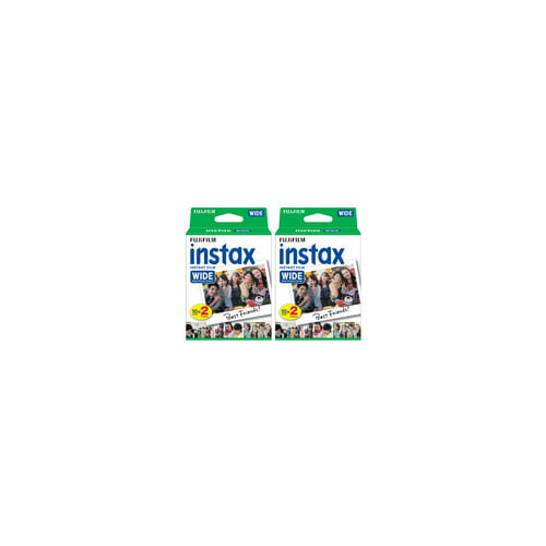 Fujifilm Instax Wide Film for Fuji Instax Wide Camera and Printer (2-Pack)