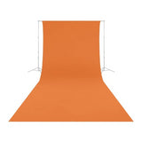 Westcott Pro Wrinkle-Resistant, Machine-Washable Backdrop (Tiger Orange, 9 x 20 Feet)