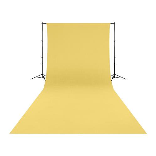 Westcott Wrinkle-Resistant, Machine-Washable Backdrop (Canary Yellow, 9 x 20 Feet)