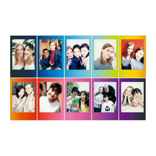 Fujifilm instax Mini Rainbow Frame Film Pack (10 Exposures)