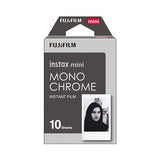 Fujifilm Instax Mini Monochrome Film (10 Exposures, Credit Card-Sized) 5-Pack