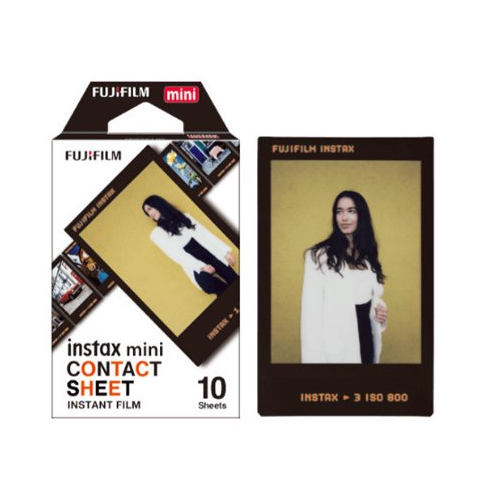 Fujifilm Instax Mini 40 Instant Film Camera with Contact Sheet Instant Film and Creative Memento Set