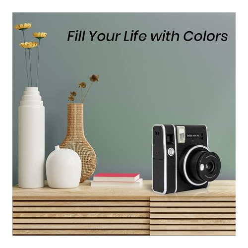 Fujifilm Instax Mini 40 Instant Film Camera with Twin Film Pack (20 Exposures)