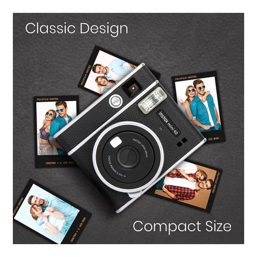 Fujifilm Instax Mini 40 Instant Film Camera with Twin Film Pack (20 Exposures)