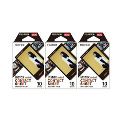 Fujifilm Instax Mini 40 Contact Sheet Instant Film (3-Pack and 30 Exposures)