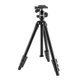Nikon 16749 Compact Outdoor Four-Section Aluminum Alloy Expandable Tripod with Grip Handle (Black)